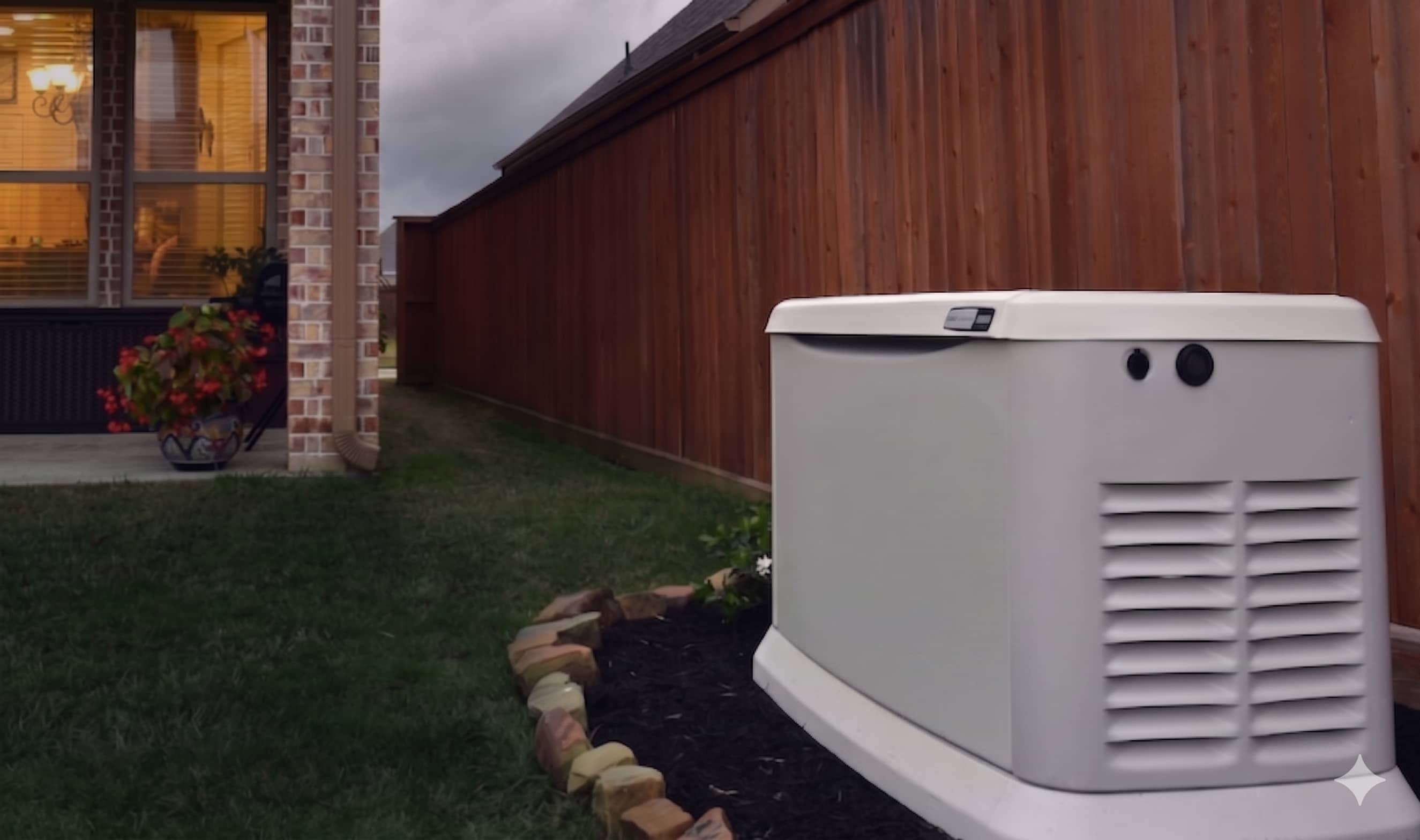 Planta de luz DREXELECTRIC instalada en exterior